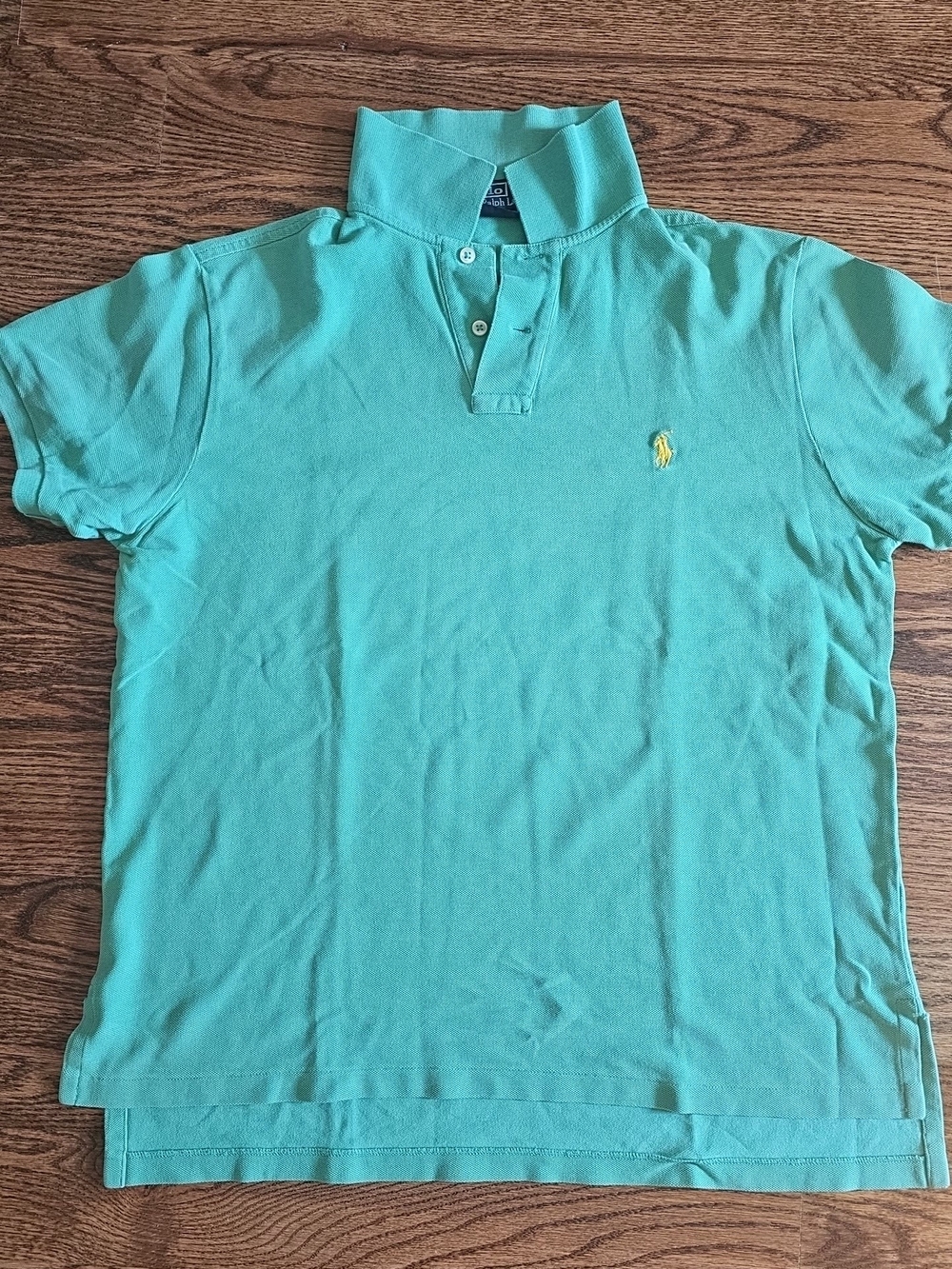 Polo by Ralph Lauren Men's Teal Short-Sleeve Polo Shirt